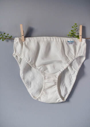Women's Encased Elastic Panties - Life-Giving Linen